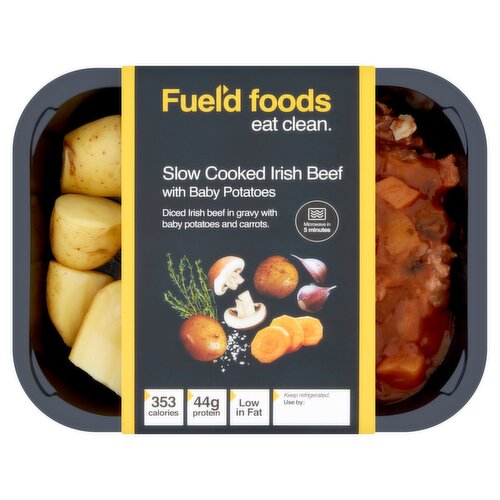 Fuel'd Foods Slow cooked Irish Beef with Baby Potatoes (400 g)