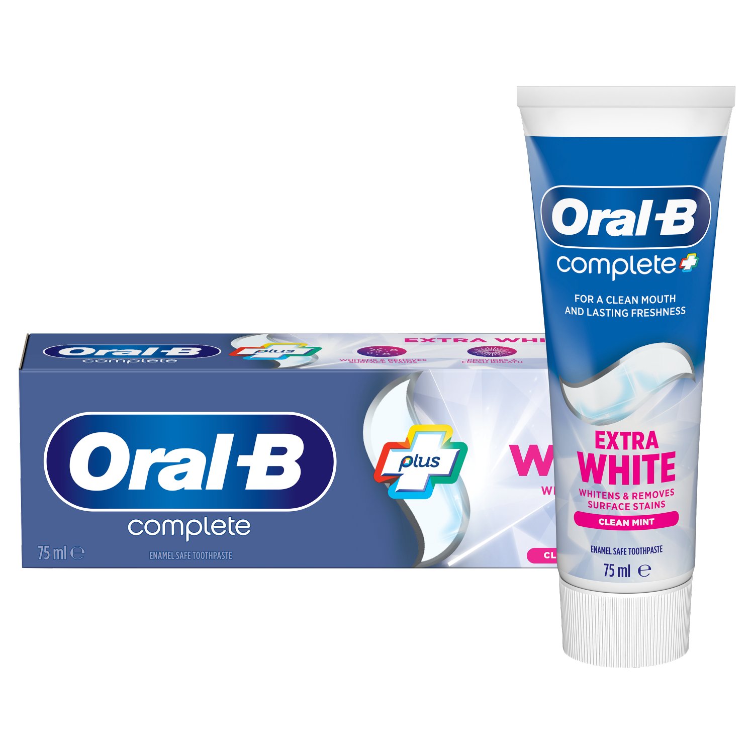 Oral-B Complete Plus Extra White Toothpaste (75 ml)