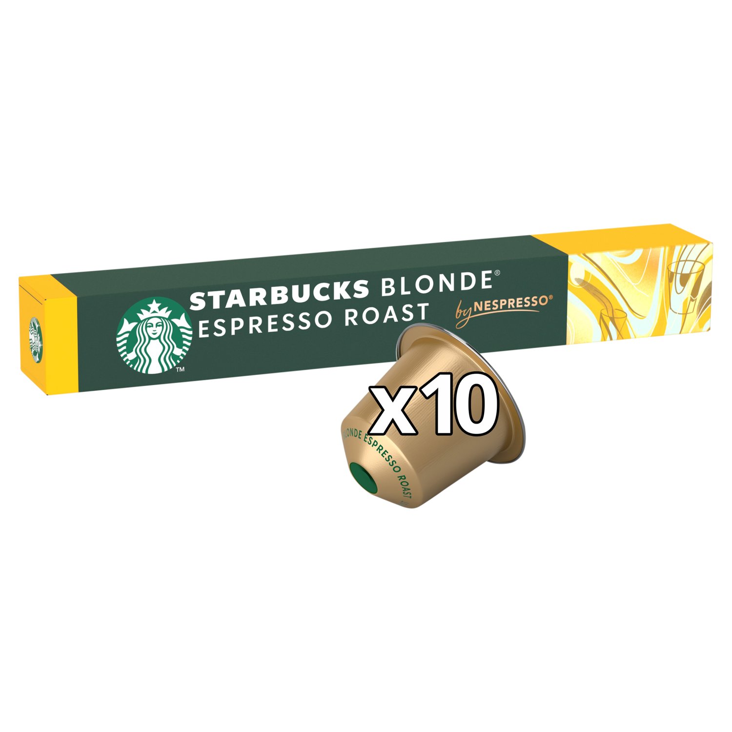 Starbucks Blonde Nespresso Coffee Capsules 10 Pack (53 g)