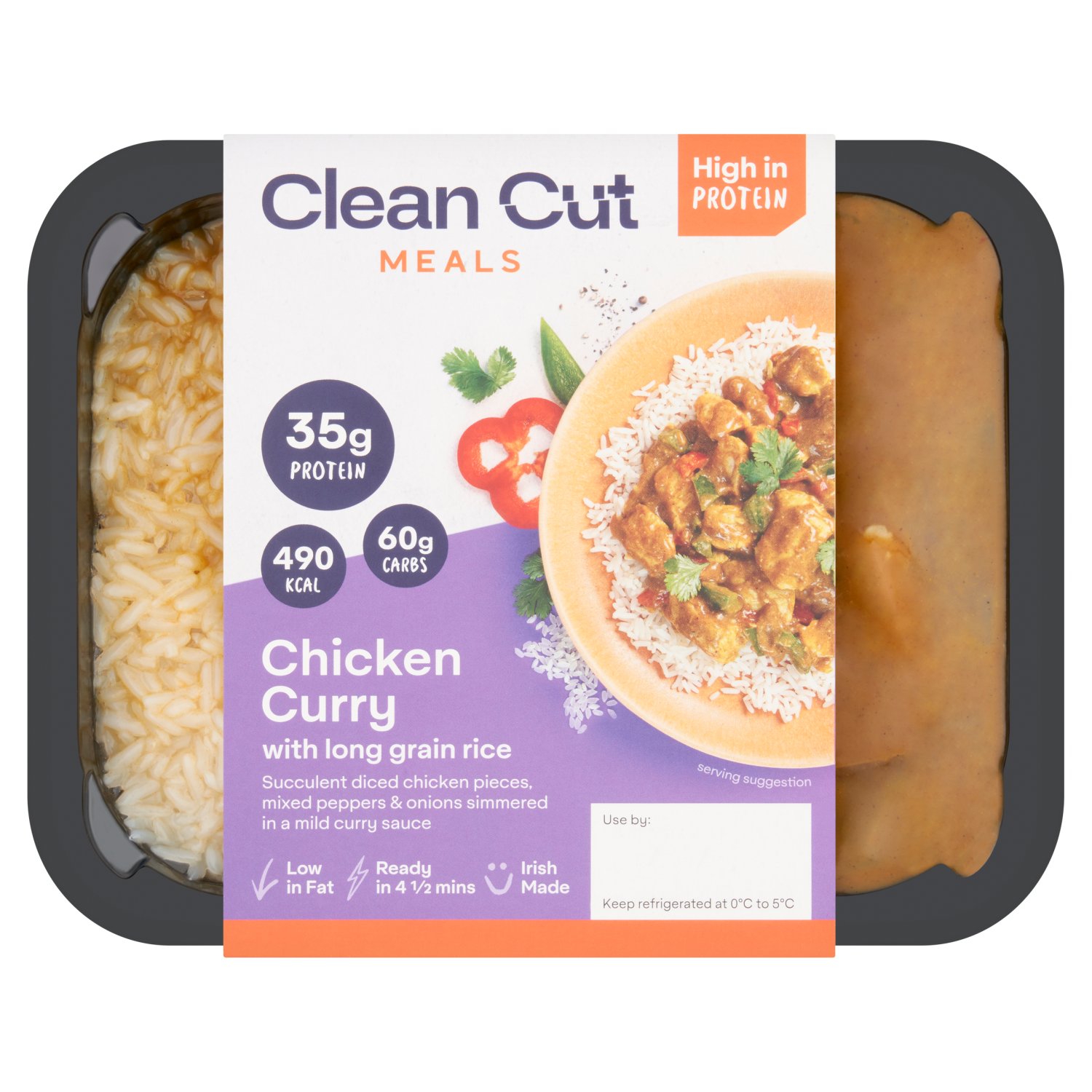 Clean Cut Chicken Curry with Long Grain Rice (400 g)