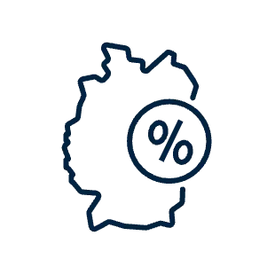 Grunderwerbsteuer: 3,5 % – 6,5 % des Kaufpreises