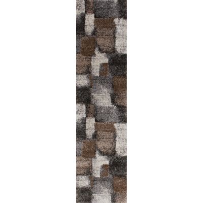 Picture of Breeze Gray Ivory Brown 2x8 Rug