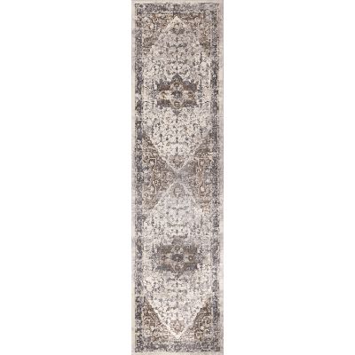 Picture of Emory Tribal Traditional Gray Cream2X8 Runner