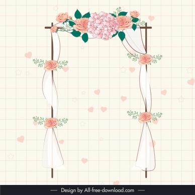 the wedding gate design elements elegant roses decoration