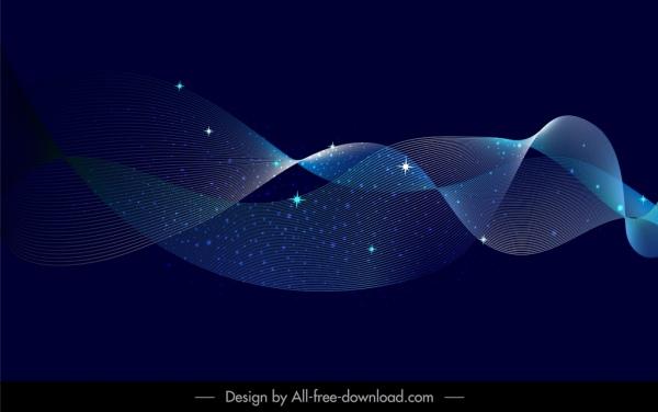 decorative background twinkling 3d dynamic design