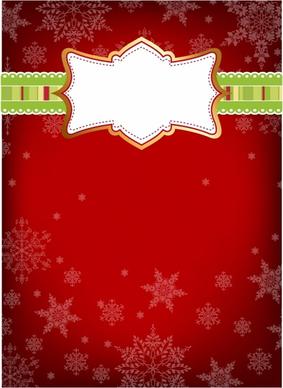 Red Christmas Frame