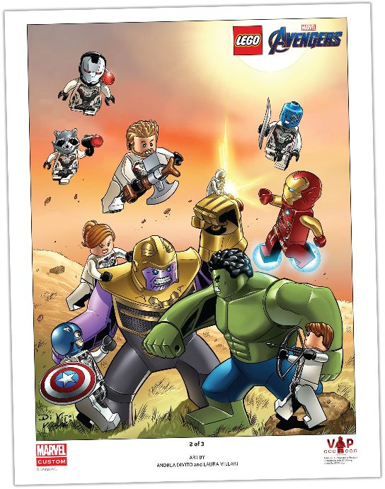 LEGO 5005881 Avengers: Endgame art print