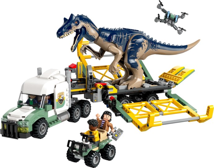 LEGO 76966 Dinosaur Missions: Allosaurus Transport Truck