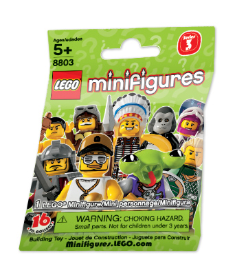 LEGO 8803-0 LEGO Minifigures - Series 3 {Random bag} 