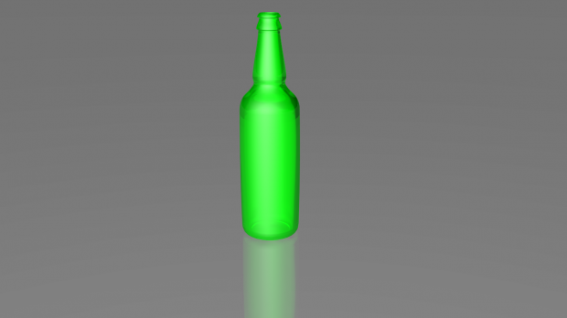 Flasche royalty-free 3d model - Preview no. 1