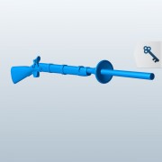 Musket v1  3d model