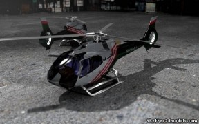 Helicopter N916MU 3d model