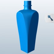 Case Gin Bottle v1  3d model