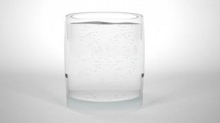 Glas & Sprudelwasser 3d model