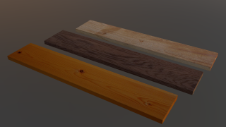 Planke aus Holz 3d model