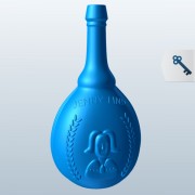 Jenny Lind Flasche v1 3d model