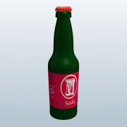 Soda-Flasche v2 3d model