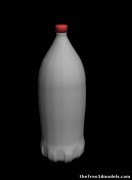 Generische 2 Liter Flasche 3d model