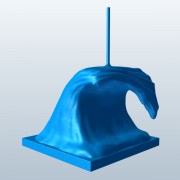 Wave v1  3d model