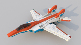 LEGO Plane 3d model