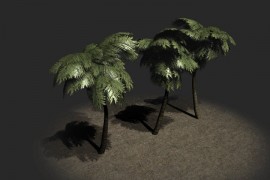 Palm Low Poly 3d model