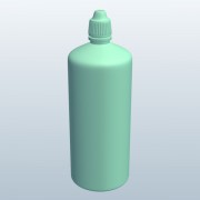 Contact Lens Solution Bottle v1  3d model