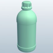 Boston runde Flasche v1 3d model