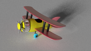 Toy Plane 3d model