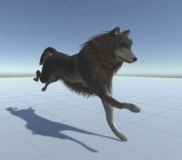 Wolf Rigged e Game Ready 3d model