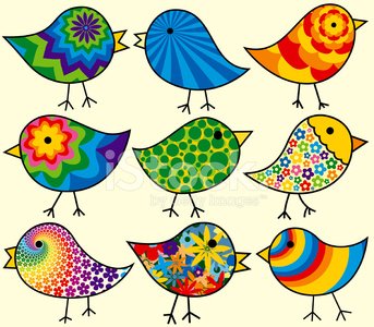 colorful bird clipart