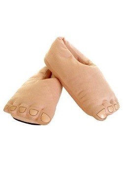 Mens Plush Caveman Feet