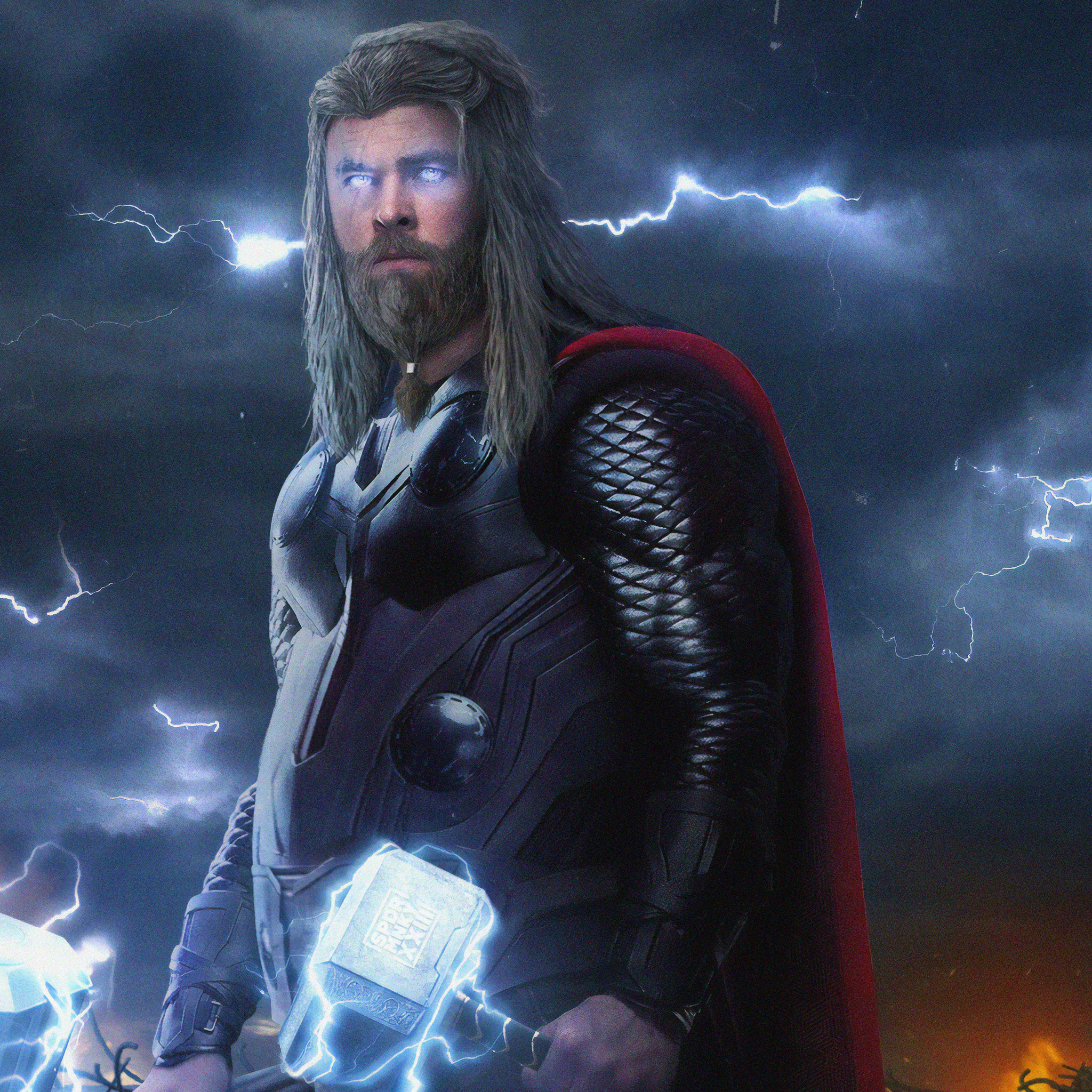 2048x2048 Thor New 4k Ipad Air HD 4k Wallpapers, Images, Backgrounds