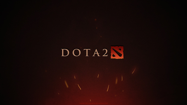 Dota 2 Game Logo Wallpaper