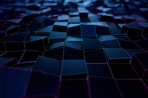 3d Cubes Loops Surface (2932x2932) Resolution Wallpaper