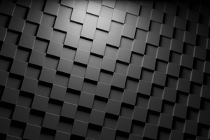 Cubes Dark Minimalism (2932x2932) Resolution Wallpaper