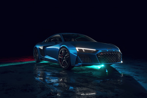 Audi R8 Midnight Glow (1920x1080) Resolution Wallpaper