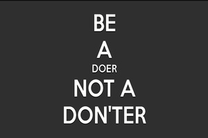 Be A Doer Not a Donter (1336x768) Resolution Wallpaper