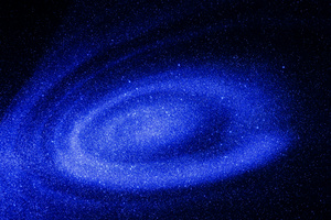 Blue Galaxy 5k Wallpaper