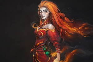 Dota 2 Lina (3840x2160) Resolution Wallpaper