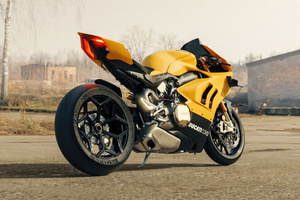 Ducati Panigale V4 R (2560x1024) Resolution Wallpaper