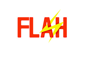 Flash Logo White 4k (3840x2160) Resolution Wallpaper