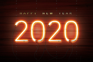 Happy New Year 2020 (1600x900) Resolution Wallpaper