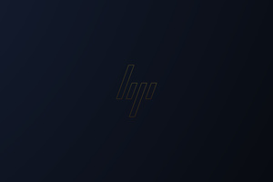 Hp Logo Blue 8k Wallpaper