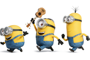 Minions Funny 2 (2880x1800) Resolution Wallpaper