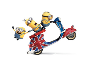 Minions Funny 3 (2880x1800) Resolution Wallpaper