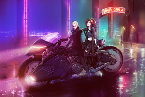 Neon Night Riders (1152x864) Resolution Wallpaper