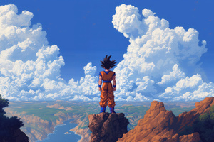 Sonu Goku Protector (2560x1024) Resolution Wallpaper