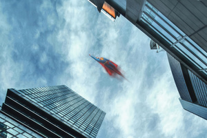 Superman Legacy Flying Wallpaper