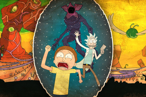 Rick And Morty 4k (2880x1800) Resolution Wallpaper