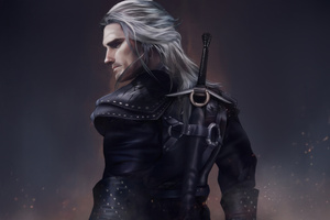 The Witcher Strikes (1600x900) Resolution Wallpaper